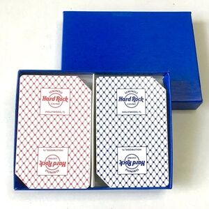 Casino Playing Cards Hard Rock Seminole Hollywood FL Two Played Decks in Box